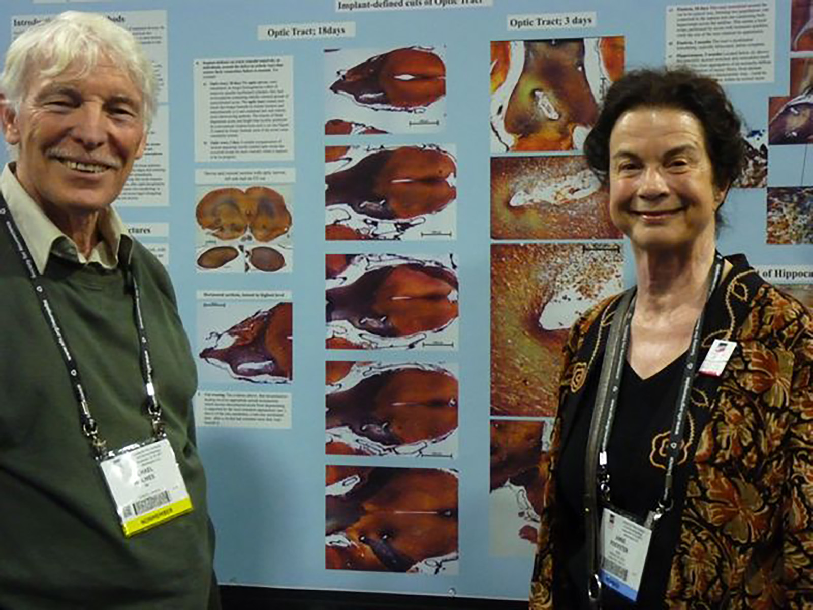 Anne Foerster and Mike Holmes and Anne at conference 2011.JPG